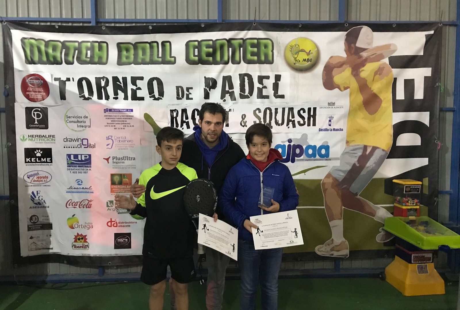 La primera prueba de la Copa Federación de Menores albaceteña se celebró en Match Ball Center