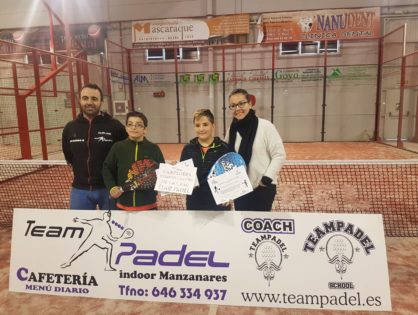 Team Padel Manzanares fue la sede de la primera prueba de la Copa Federación de Menores en la provincia de Ciudad Real