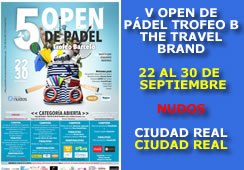 5º Open de Pádel Tofeo Barceló The Travel Brand