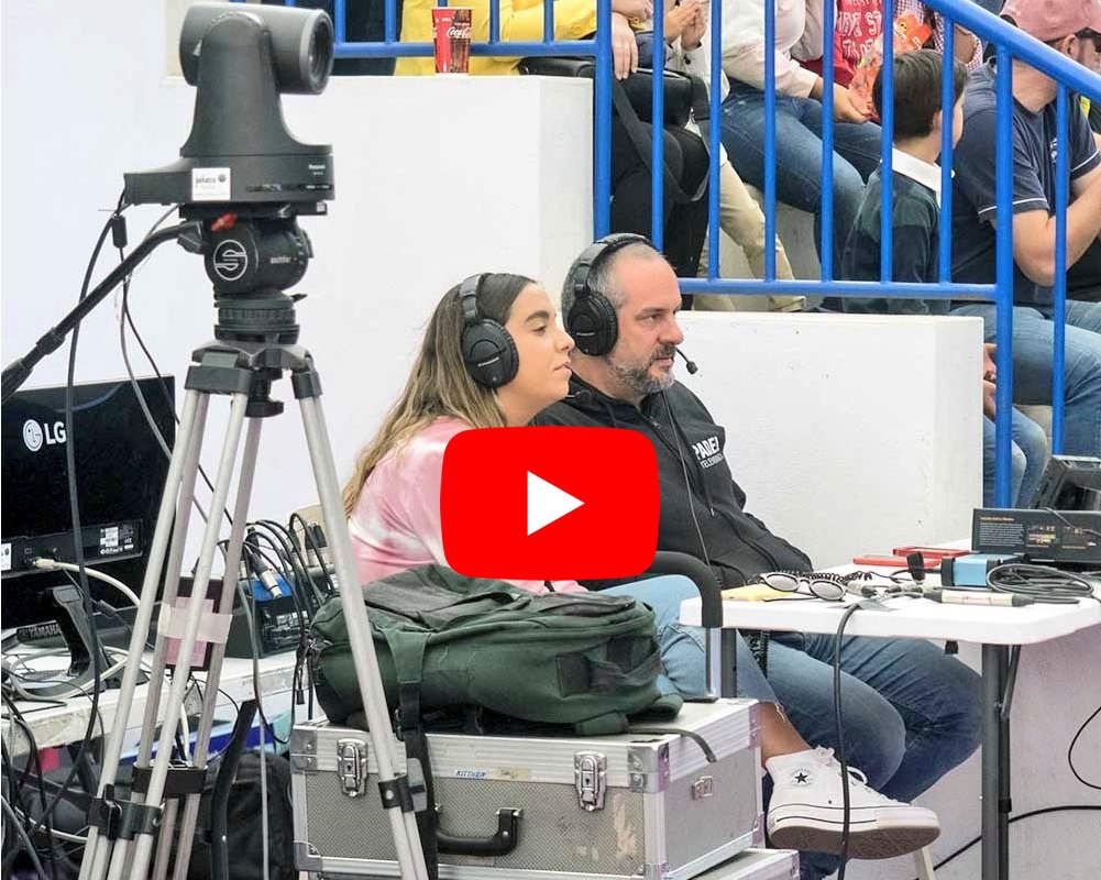 Sandra Nieto ejerció de comentarista en la final del Campeonato de España por Selecciones Absolutas