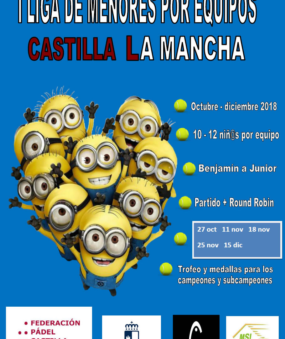 Se pone en marcha la Liga  Provincial por Equipos de Pádel de Menores de Castilla La Mancha