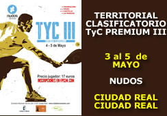 Territorial CLM Clasificatorio para el Tyc Premium III