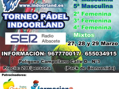 Torneo federado Circuito Provincial de Albacete Indoorland