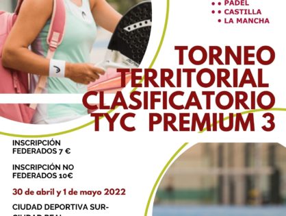 Torneo de Menores. Territorial valedero TyC 3 Premium